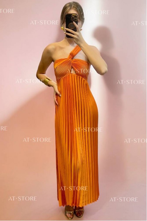 Erato Orange Φόρεμα 